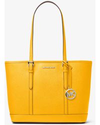 voyager large saffiano leather tote bag