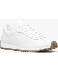 MICHAEL Michael Kors - Michael Kors Rhodes Leather Trainer - Lyst