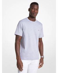 Michael Kors - Mk Cotton Crewneck T-Shirt - Lyst