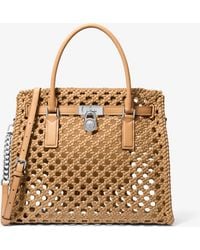 Michael Kors - Hamilton Moderne Large Hand-Woven Satchel - Lyst