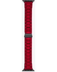 Michael Kors Red-coated Stainless Steel Strap For Apple Watch®