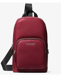 Michael Kors - Cooper Pebbled Leather Sling Pack - Lyst
