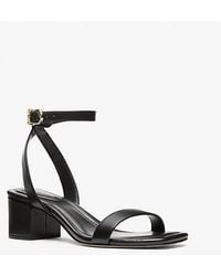 Michael Kors - Merriam Leather Sandal - Lyst