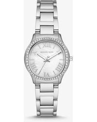 Michael Kors - Mkreloj Sage Mini En Tono Con Incrustaciones - Lyst