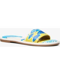 Michael Kors - Michael Kors X Christina Zimpel Dana Slide Sandal - Lyst