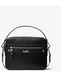 Michael Kors - Mk Varick Leather Camera Bag - Lyst