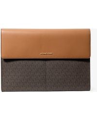MICHAEL Michael Kors - Mk Jet Set Signature Logo Laptop Case - Lyst