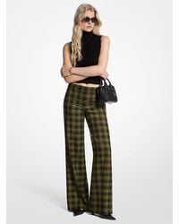 MICHAEL Michael Kors - Mk Pantalon En Laine Extensible À Imprimé Écossais - Lyst