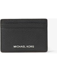 Michael Kors - Porte-cartes en cuir grainé - Lyst