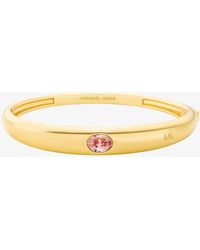 Michael Kors - Oval Stone Bangle - Lyst