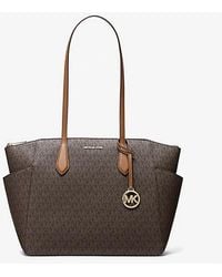 Michael Kors - Marilyn Medium Signature Logo Tote Bag - Lyst