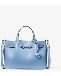 Michael Kors - Carson Small Pebbled Leather Satchel - Lyst