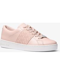 MICHAEL Michael Kors - Mk Sneaker Keaton Con Righe E Stampa Logo - Lyst