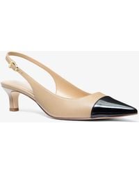 MICHAEL Michael Kors - Mk Amara Leather Slingback Pump - Lyst