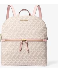 Michael Kors Outlet - Mk Dallas Medium Signature Logo Backpack - Lyst