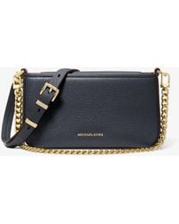 MICHAEL Michael Kors - Mk Bryant Small Pebbled Leather Convertible Pochette - Lyst