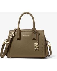 Michael Kors - Michael Kors Laila Extra-Small Leather Crossbody Bag - Lyst