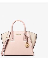 Michael Kors - Avril Small Leather Satchel - Lyst