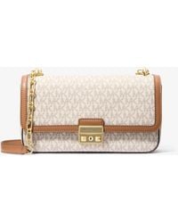 MICHAEL Michael Kors - Tribeca Large Convertible Chain Shoulder Bag - Lyst