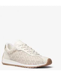 Michael Kors - Mk Rhodes Signature Logo Trainer - Lyst