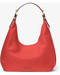 MICHAEL Michael Kors - Nolita Small Pebbled Leather Hobo Shoulder Bag - Lyst