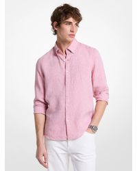 Michael Kors - Mk Linen Shirt - Lyst