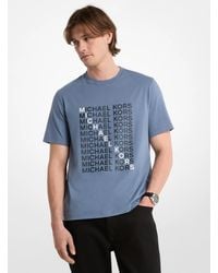 Michael Kors - Graphic Logo Cotton Jersey T-Shirt - Lyst