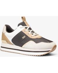 MICHAEL Michael Kors - Mk Raina Mixed-Media Trainer - Lyst