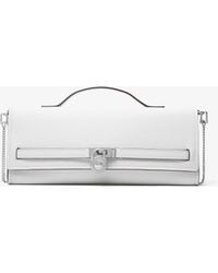 MICHAEL Michael Kors - Mk Hamilton Moderne Medium Leather Convertible Clutch - Lyst