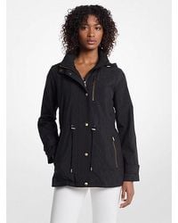Michael Kors - Woven Hooded Anorak - Lyst