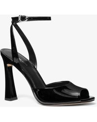 MICHAEL Michael Kors - Mk Rosie Patent Leather Sandal - Lyst