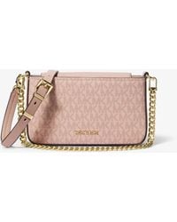 MICHAEL Michael Kors - Mk Bryant Small Signature Logo Convertible Pochette - Lyst