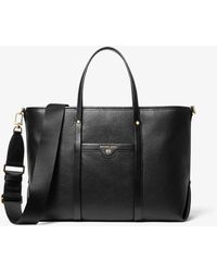 beck medium pebbled leather satchel