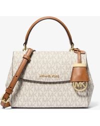 MICHAEL Michael Kors - Mk Ava Extra-Small Signature Logo Crossbody Bag - Lyst