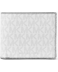 Michael Kors - Greyson Logo Billfold Wallet With Coin Pocket - Lyst