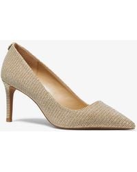 Michael Kors - Décolleté Alina Flex in mesh metallizzato con glitter - Lyst