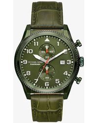 Michael Kors - Mk Orologio Panorama Oversize Tonalità Oliva Con Cinturino - Lyst