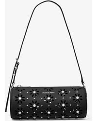 MICHAEL Michael Kors - Mk Izzy Small Pebbled Leather Barrel Pochette - Lyst