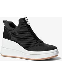 MICHAEL Michael Kors - Mk Basket Emmy En Maille À Semelle Compensée - Lyst