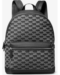 Michael Kors Canvas Cooper Graphic Logo Backpack in Brown for Men 