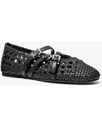 MICHAEL Michael Kors - Mk Indy Flex Woven Ballet Flat - Lyst