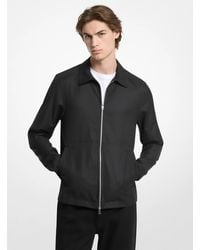 Michael Kors - Mk Tech Zip-Up Shirt Jacket - Lyst