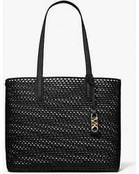 Michael Kors - Eliza Extra-large Hand-woven Leather Tote Bag - Lyst