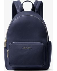 MICHAEL Michael Kors - Mk Tanner Medium Pebbled Leather Backpack - Lyst