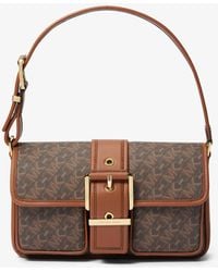 Michael Kors - Borsa a spalla Colby media con logo Empire - Lyst