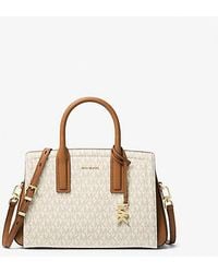 Michael Kors - Laila Small Signature Logo Satchel - Lyst