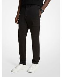 Michael Kors - Mkpantalón Cargo De Algodón Orgánico Elástico - Lyst