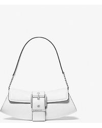 Michael Kors - Colby Small Leather Convertible Clutch - Lyst