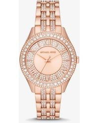 Michael Kors - Mk Harlowe Pavé-Tone Watch - Lyst