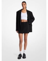 Michael Kors - Crepe Mini Skirt - Lyst
